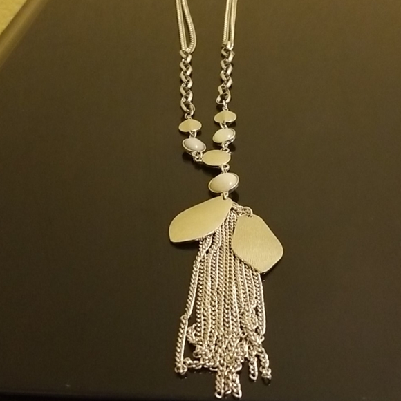 Avenue Gold Plated Tassel Chain Necklace - Picture 2 of 5